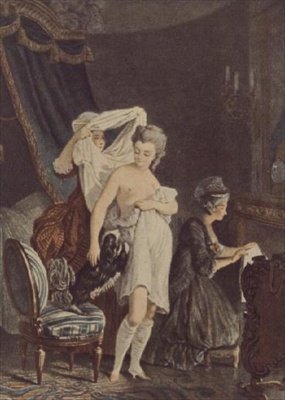 Påklædning (gravering) af Nicolas Francois Regnault