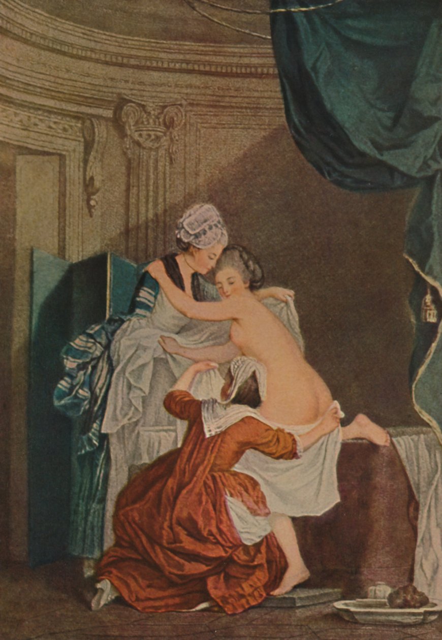Le Bain, The Bath, c1770-1810, 1913 af Nicolas Francois Regnault