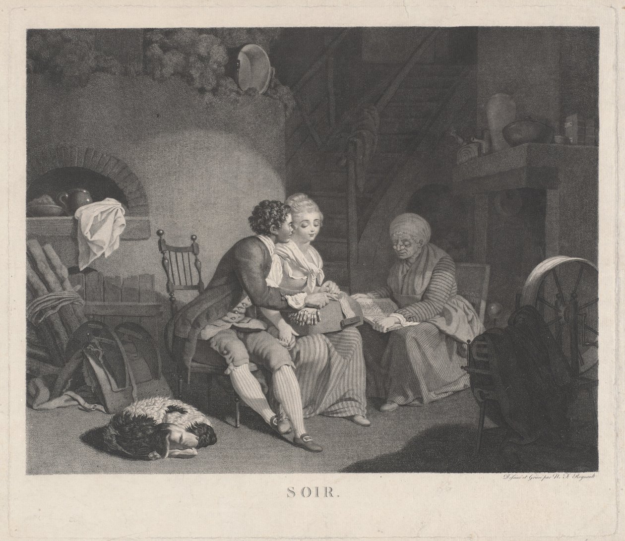 Aften af Nicolas Francois Regnault