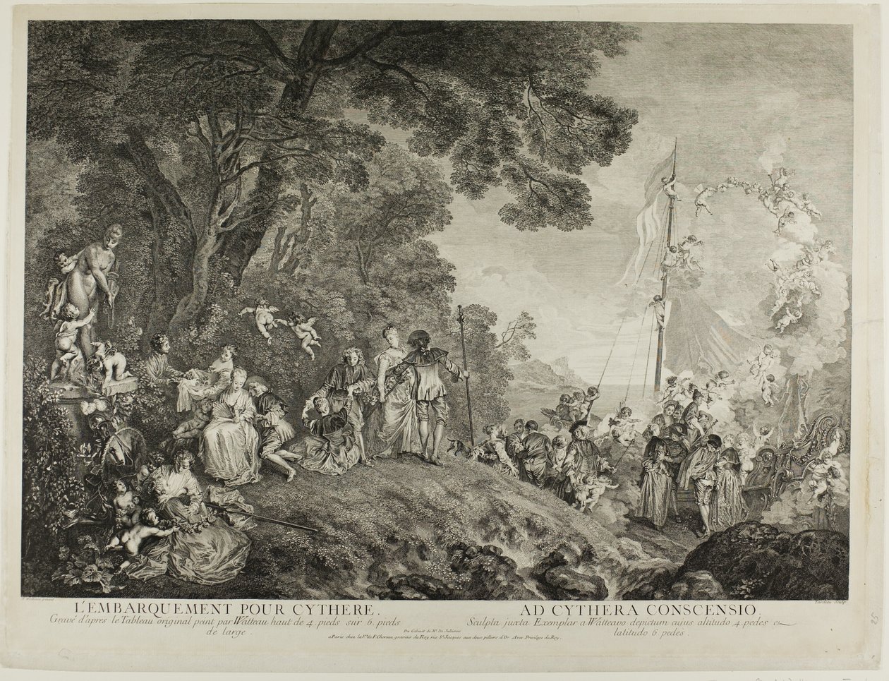 Pilgrimsrejse til øen Cythera af Nicolas Henri Tardieu