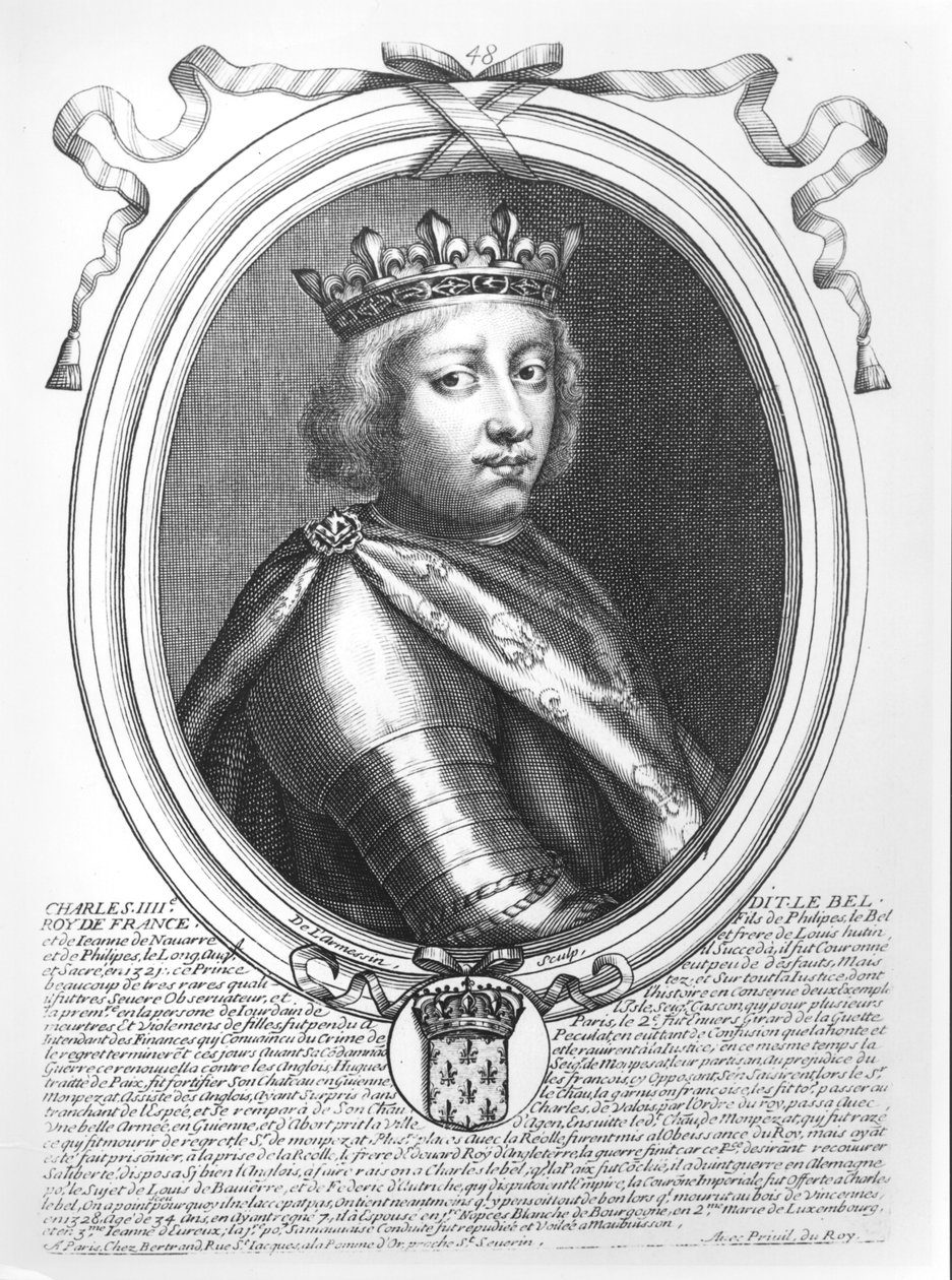 Charles IV (1294-1328) den smukke, konge af Frankrig og Navarra, fra 