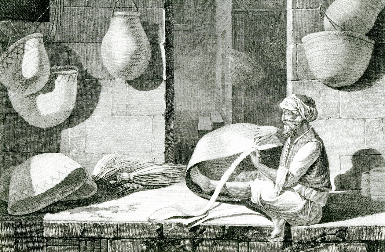 Måttemager og kurvefletter af Nicolas Jacques (after) Conte