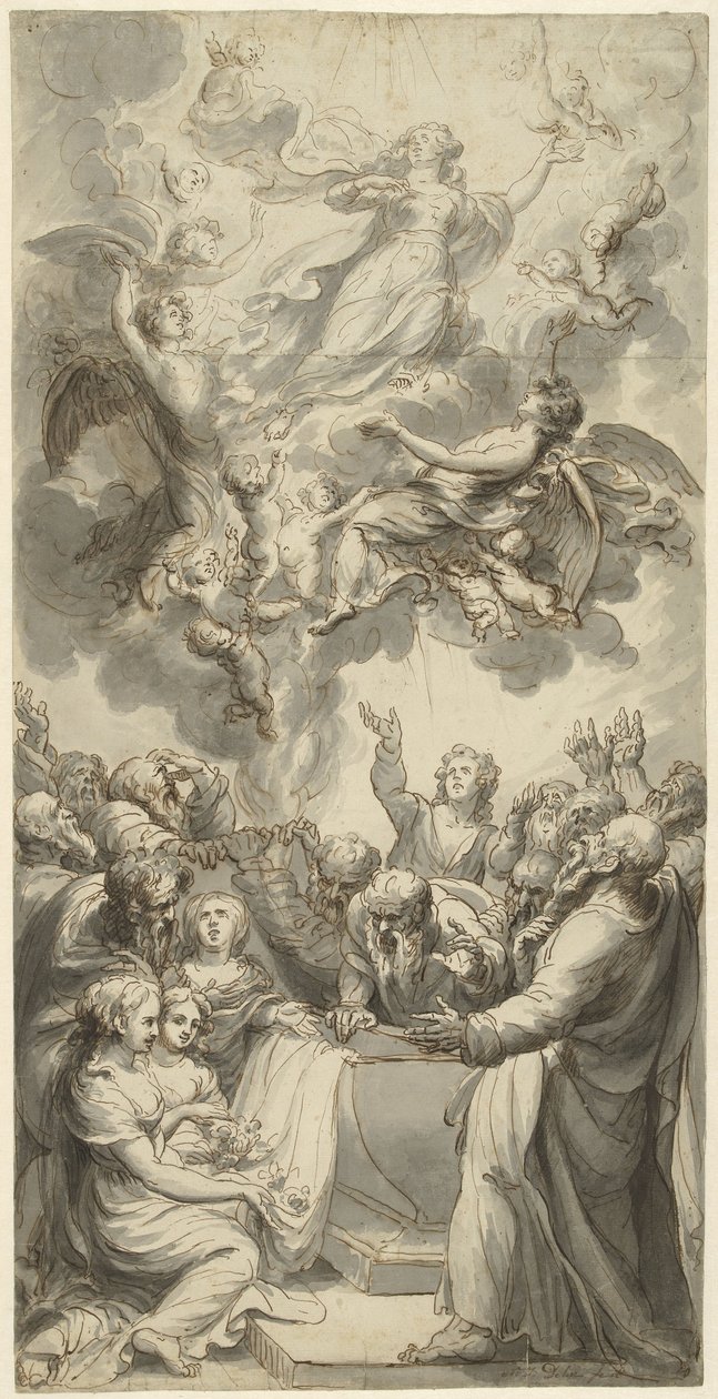 Marias himmelfart af Nicolas Joseph Delin