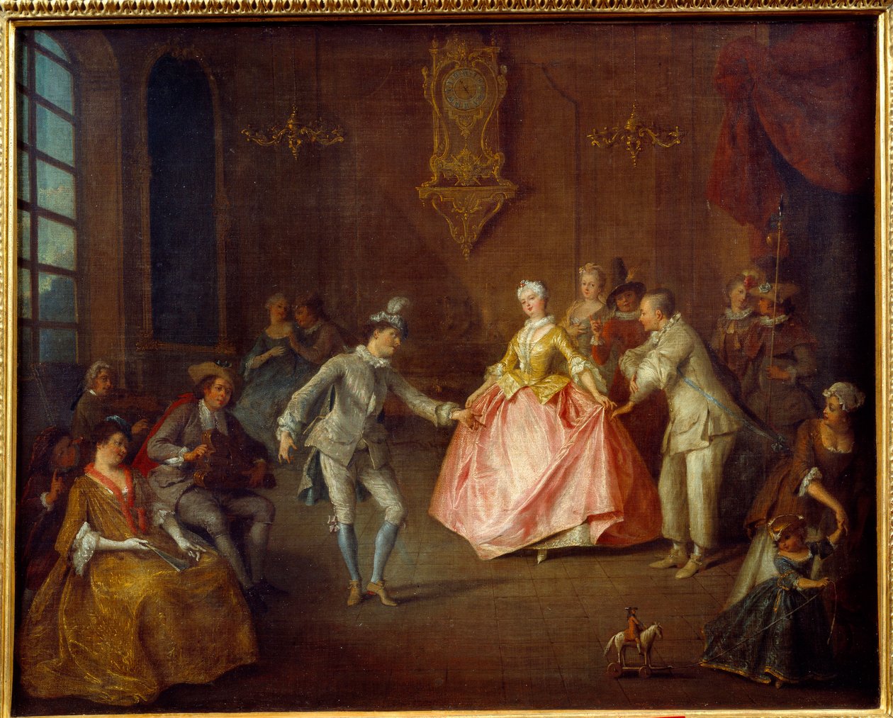 Før kostumebal. Maleri af Nicolas Lancret (1690-1743) af Nicolas Lancret