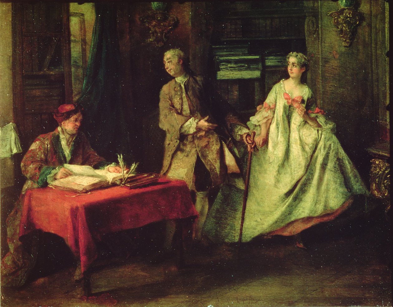 Galant time af Nicolas Lancret
