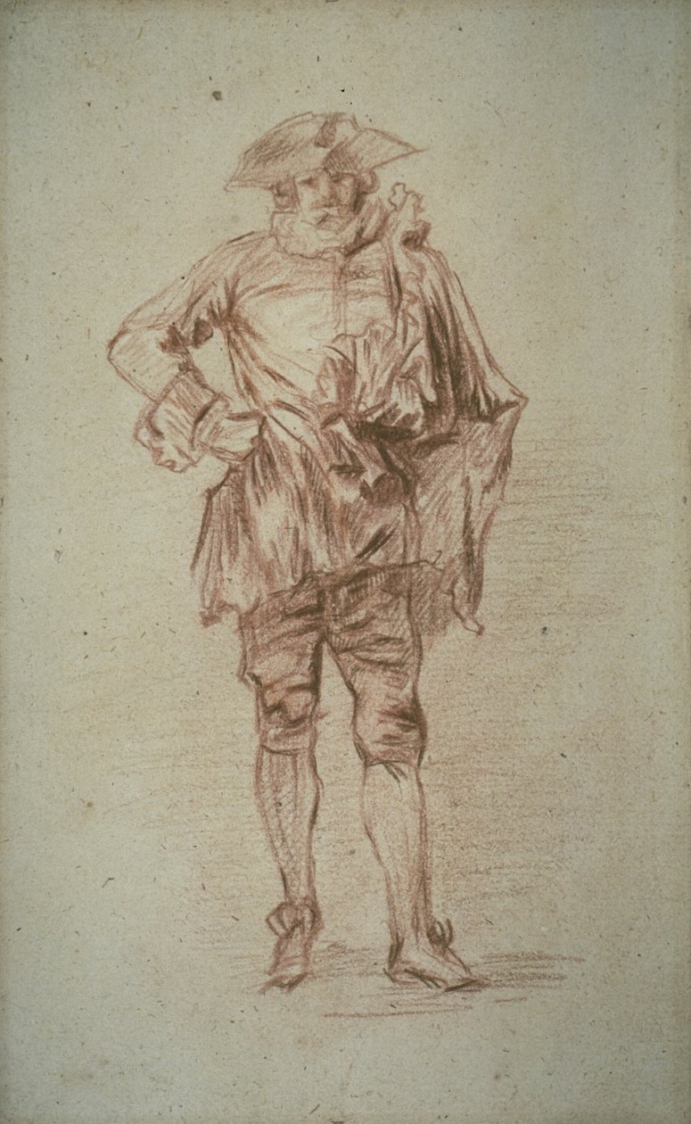 Stående Herre af Nicolas Lancret