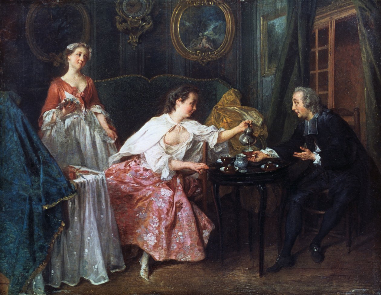 De fire gange på dagen: Morgen, 1739 af Nicolas Lancret