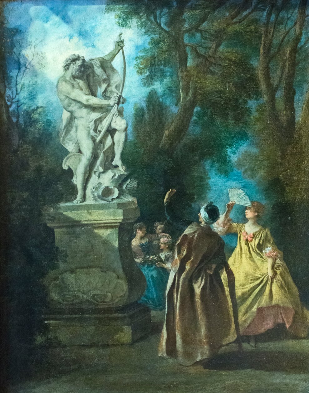 Perseren og statuen af Nicolas Lancret