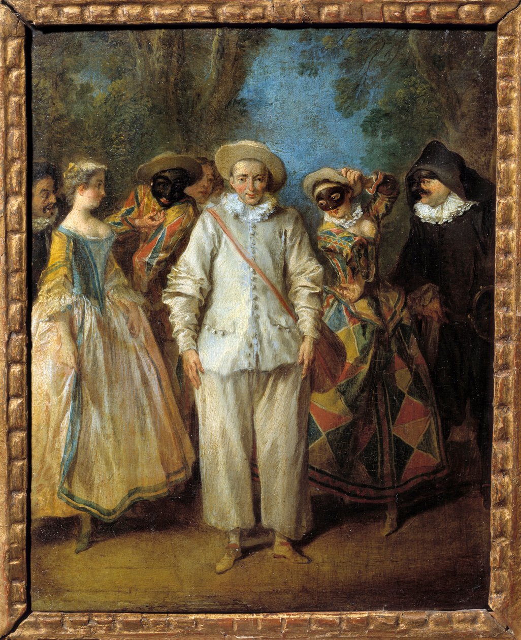 Skuespillerne fra den italienske komedie (commedia dell