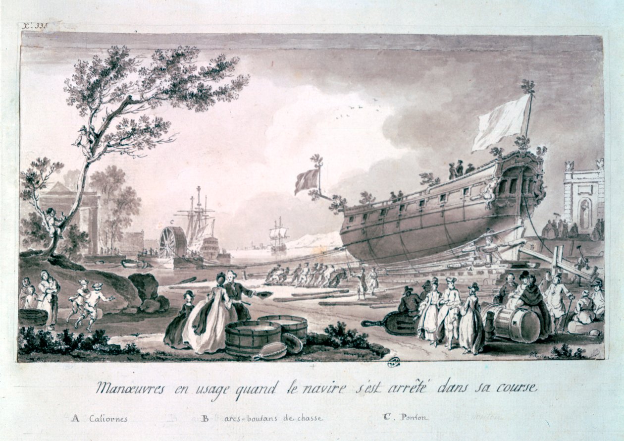 Uden titel, c1750-1810 af Nicolas Marie Ozanne