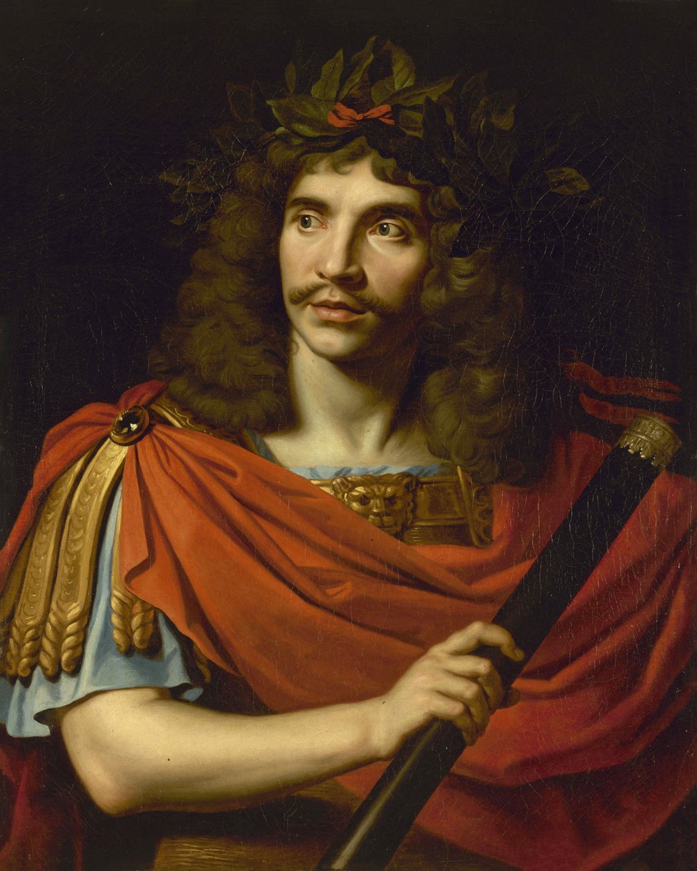 Molière i rollen som Julius Cæsar i Pompejus