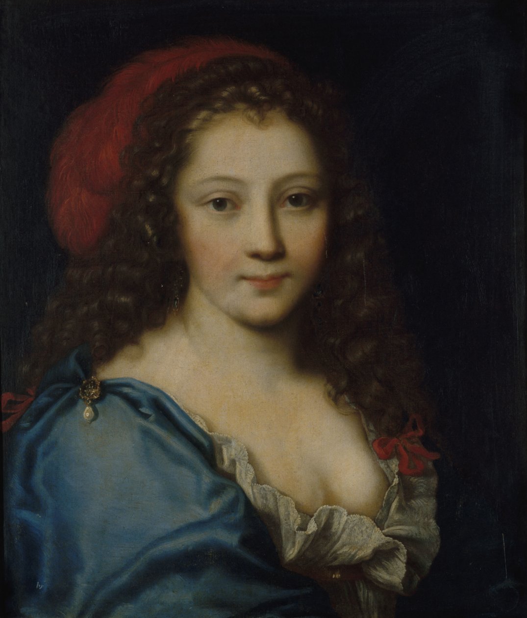 Portræt af Armande Béjart 1642-1700, ca. 1660. af Nicolas Mignard