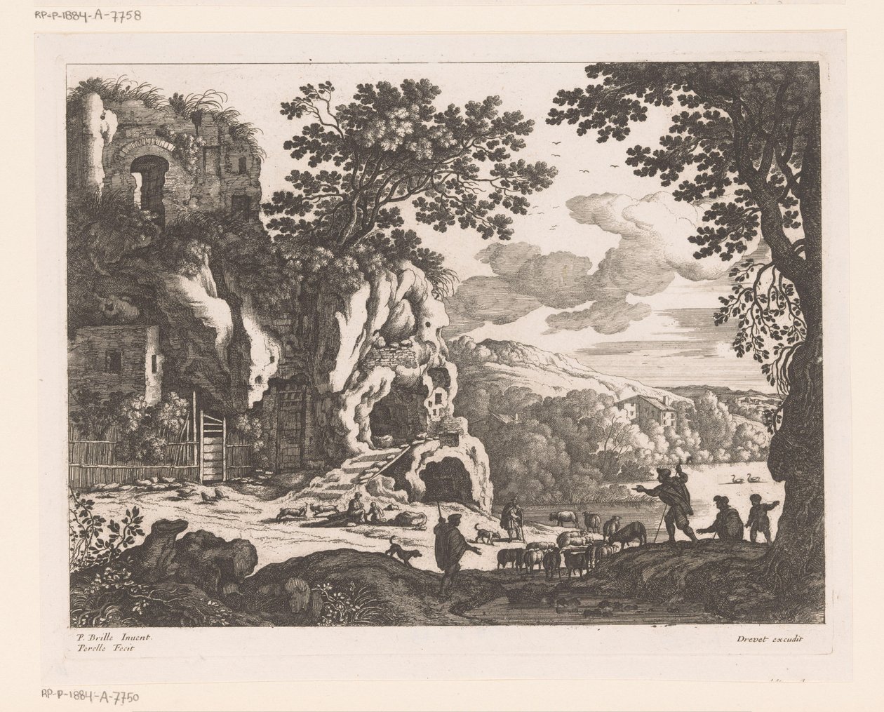 Cephalus en Procris af Nicolas Perelle