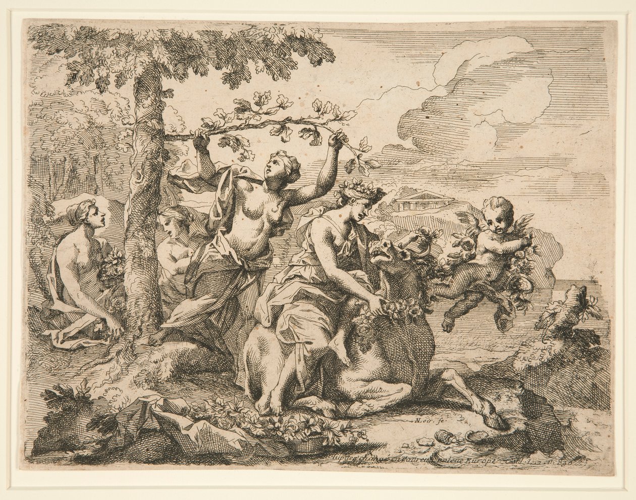 Voldtægt af Europa (L af Nicolas Pierre Loir