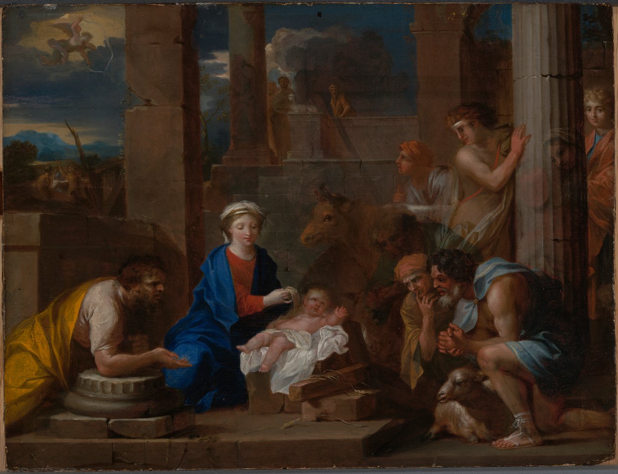 Hyrdernes tilbedelse af Nicolas Pierre Loir