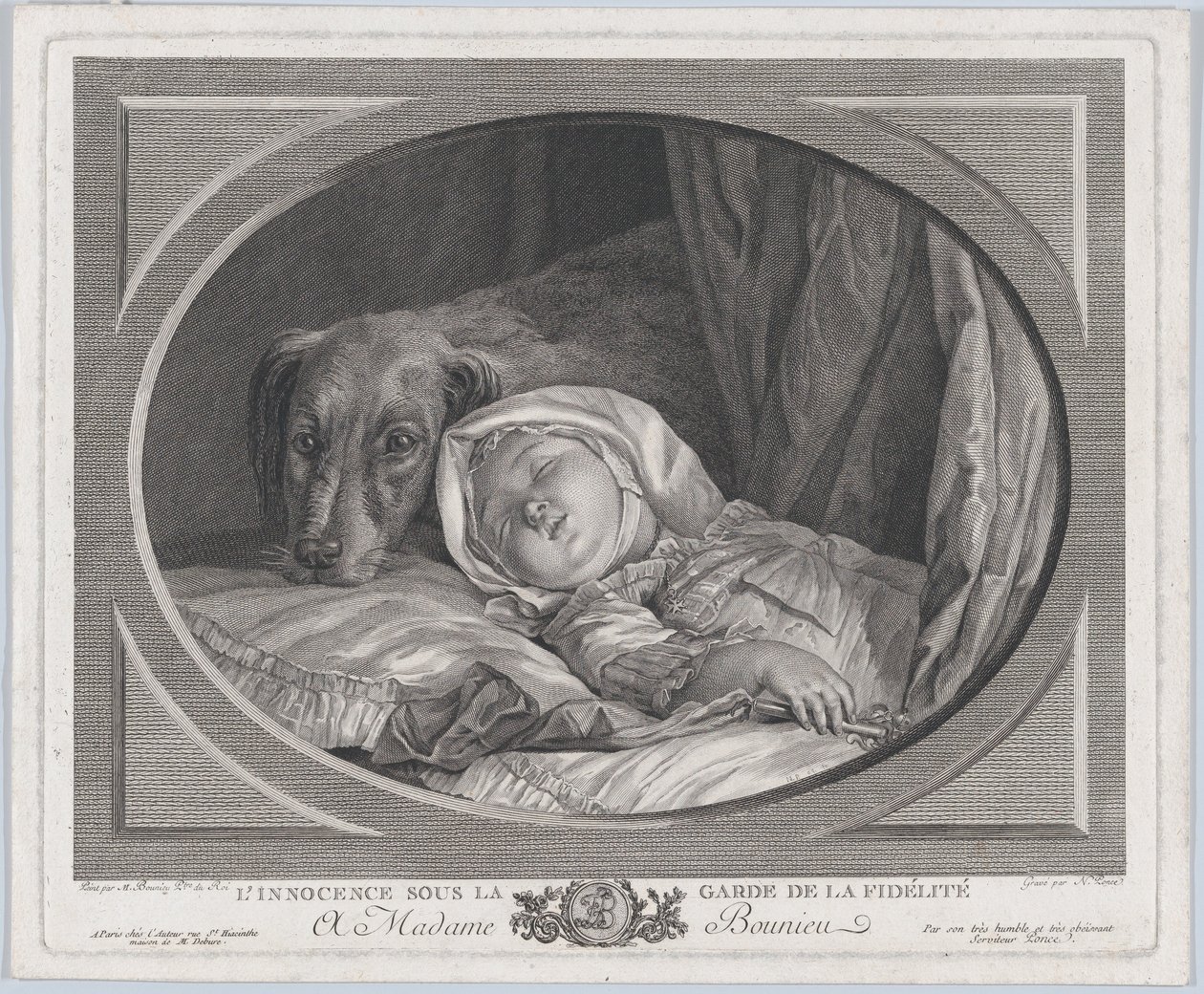 Uskyld bevogtet af troskab, 1761-1831., 1761-1831. af Nicolas Ponce