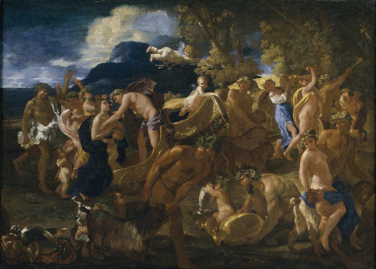 Bacchanal, 1625-1626 af Nicolas Poussin