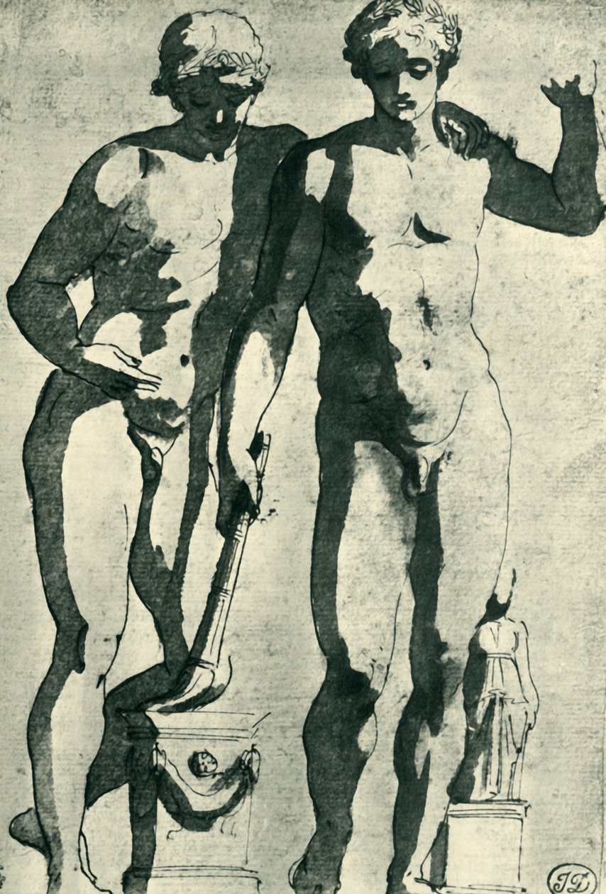 Castor og Pollux, c1628, 1943. af Nicolas Poussin