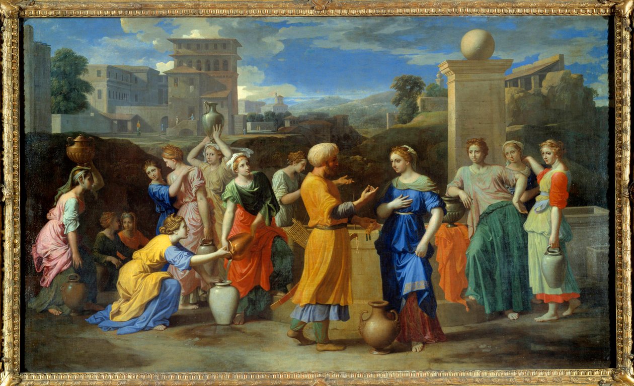 Eliezer ja Rebecca af Nicolas Poussin