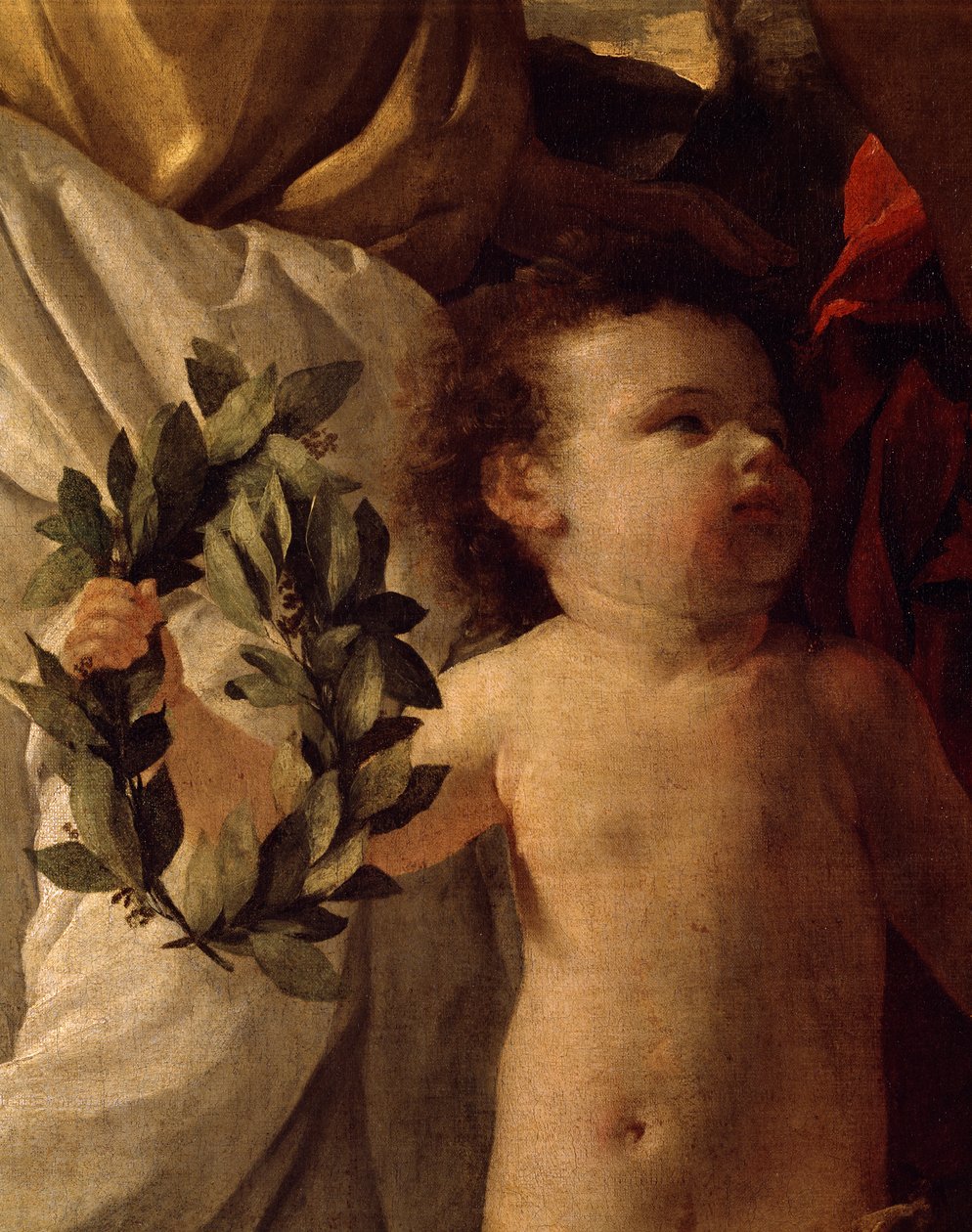 Inspiration af digter, omkring 1630, af Nicolas Poussin (1594-1655), olie på lærred af Nicolas Poussin