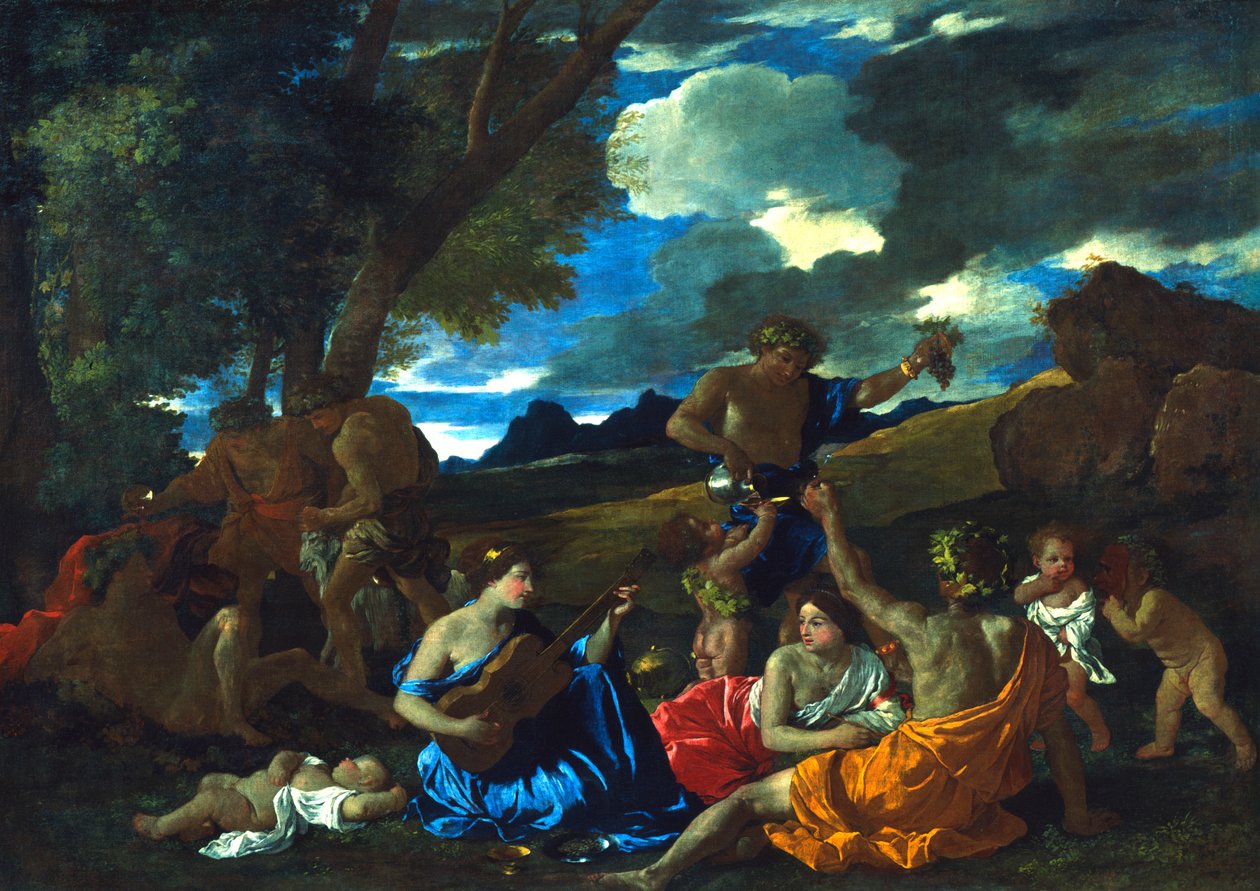Le Grand Bacchanal, 1627-1628 af Nicolas Poussin
