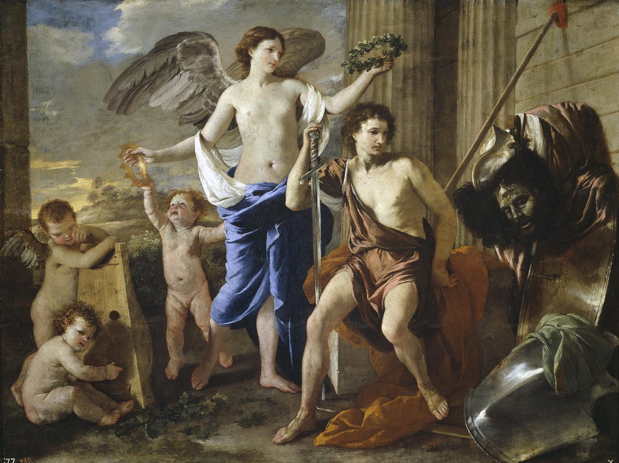 Davids triumf af Nicolas Poussin