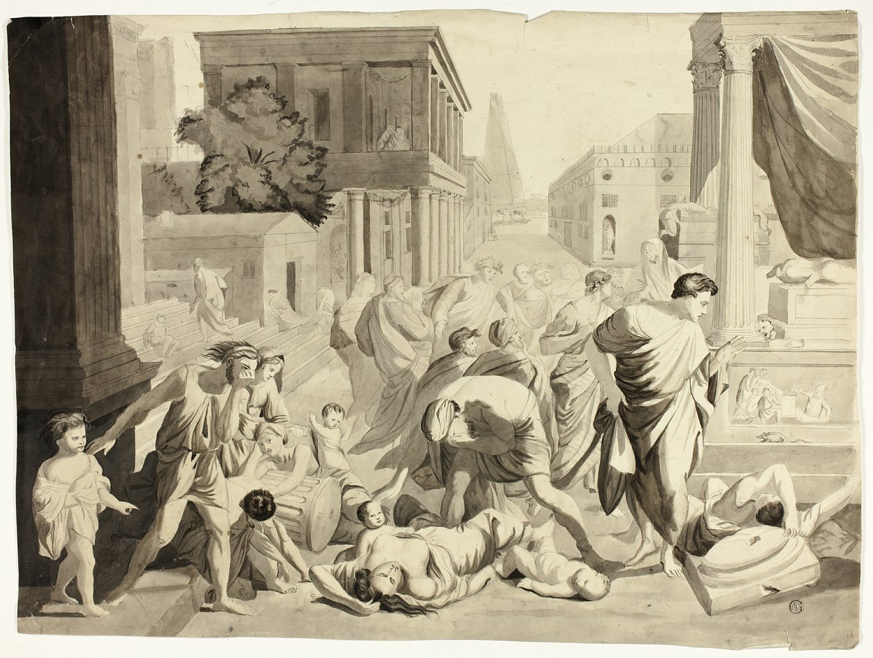 Ashdod-pesten af Nicolas Poussin