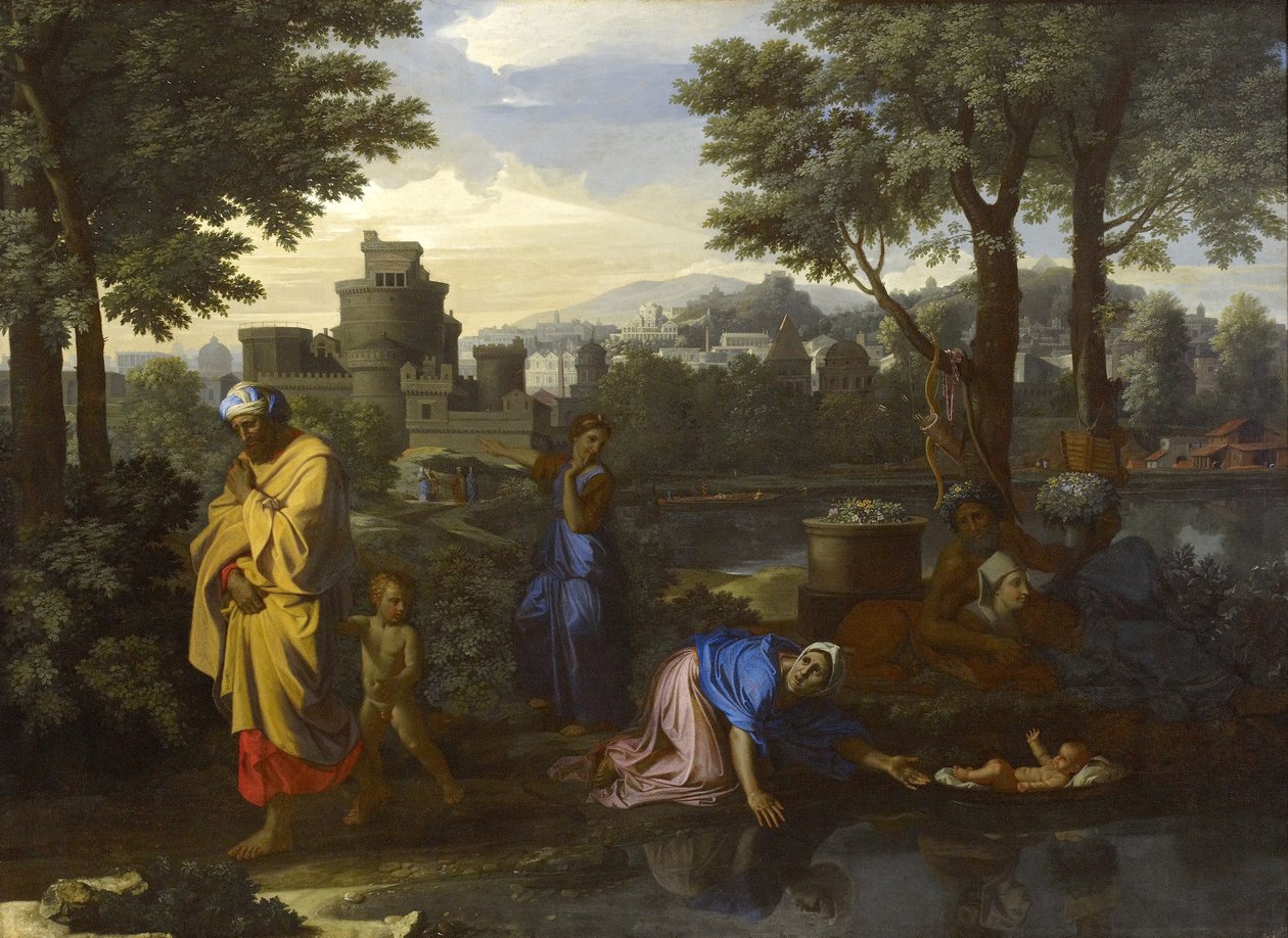 Fundet af Moses af Nicolas Poussin