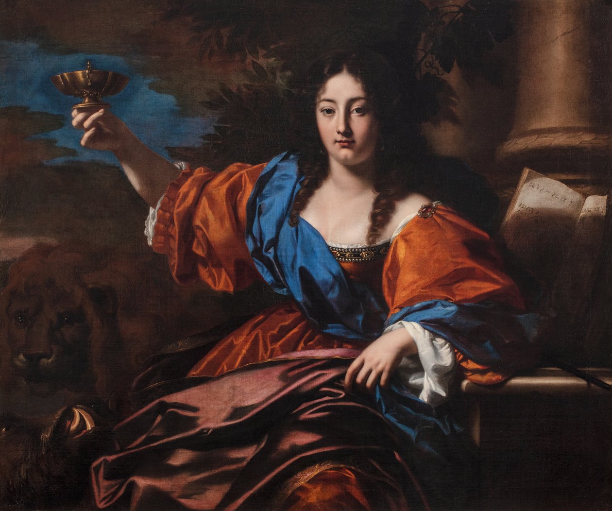 Circe, ca. 1650-60 (olie på lærred) af Nicolas Regnier