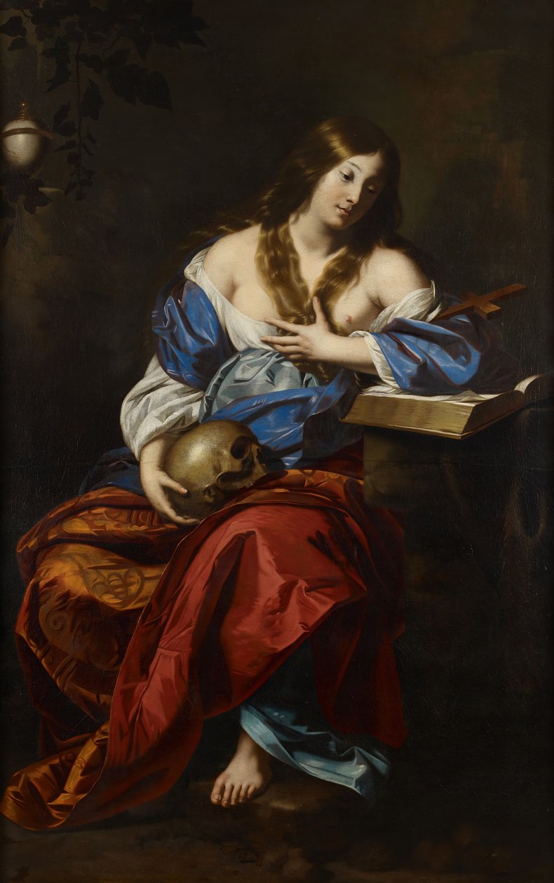 Den angrende Magdalene, 1655-1665. af Nicolas Regnier