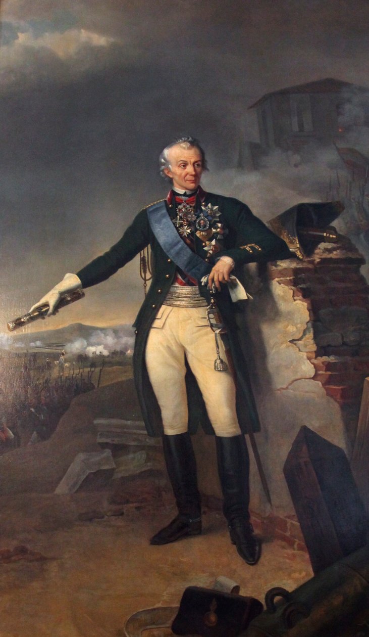 Alexander Suvorov, russisk general, 1833 af Nicolas Sebastien Froste