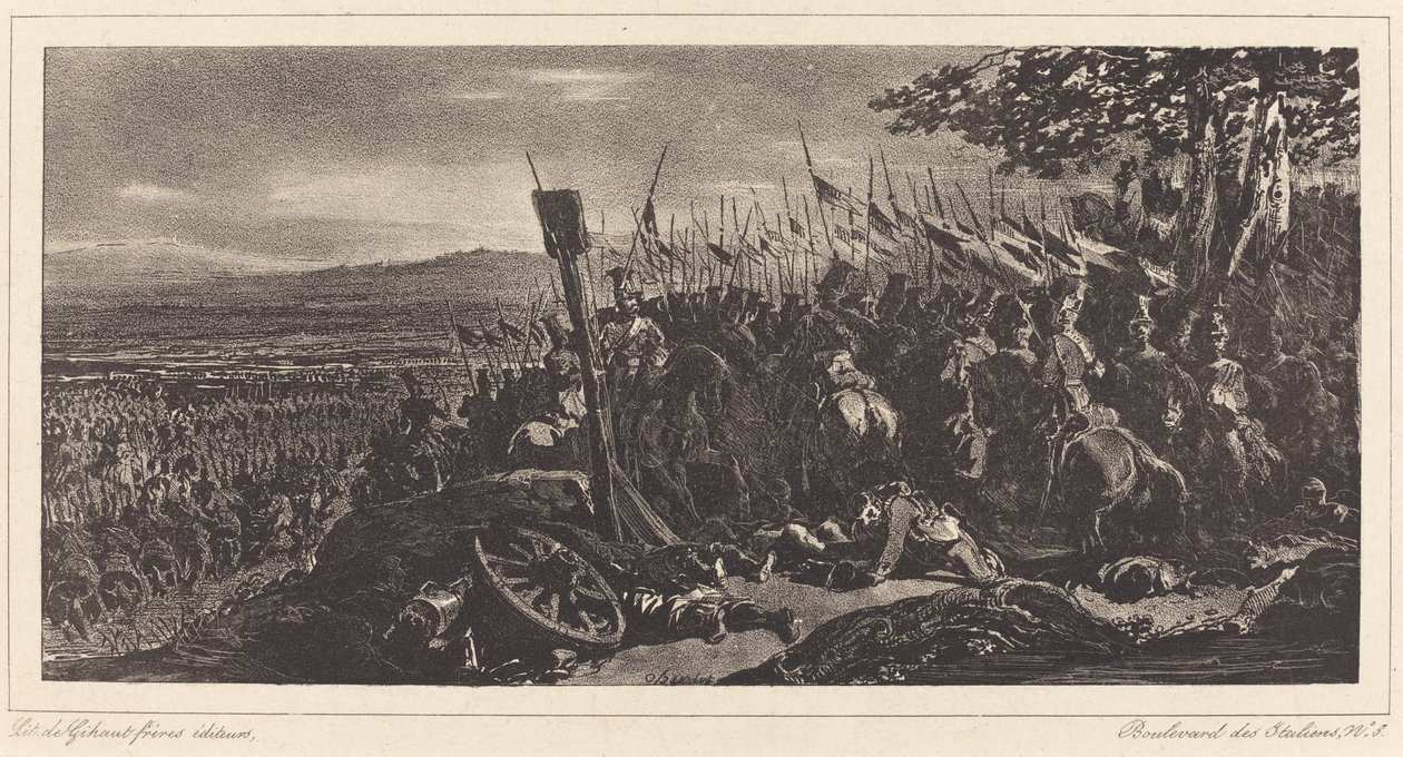 Kampscene af Nicolas Toussaint Charlet
