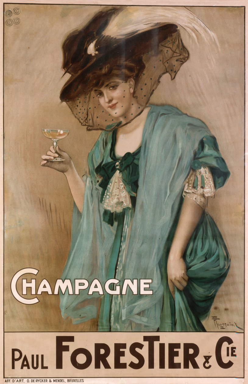 Champagne, 1800-tallet. af Nicolas Toussaint Charlet