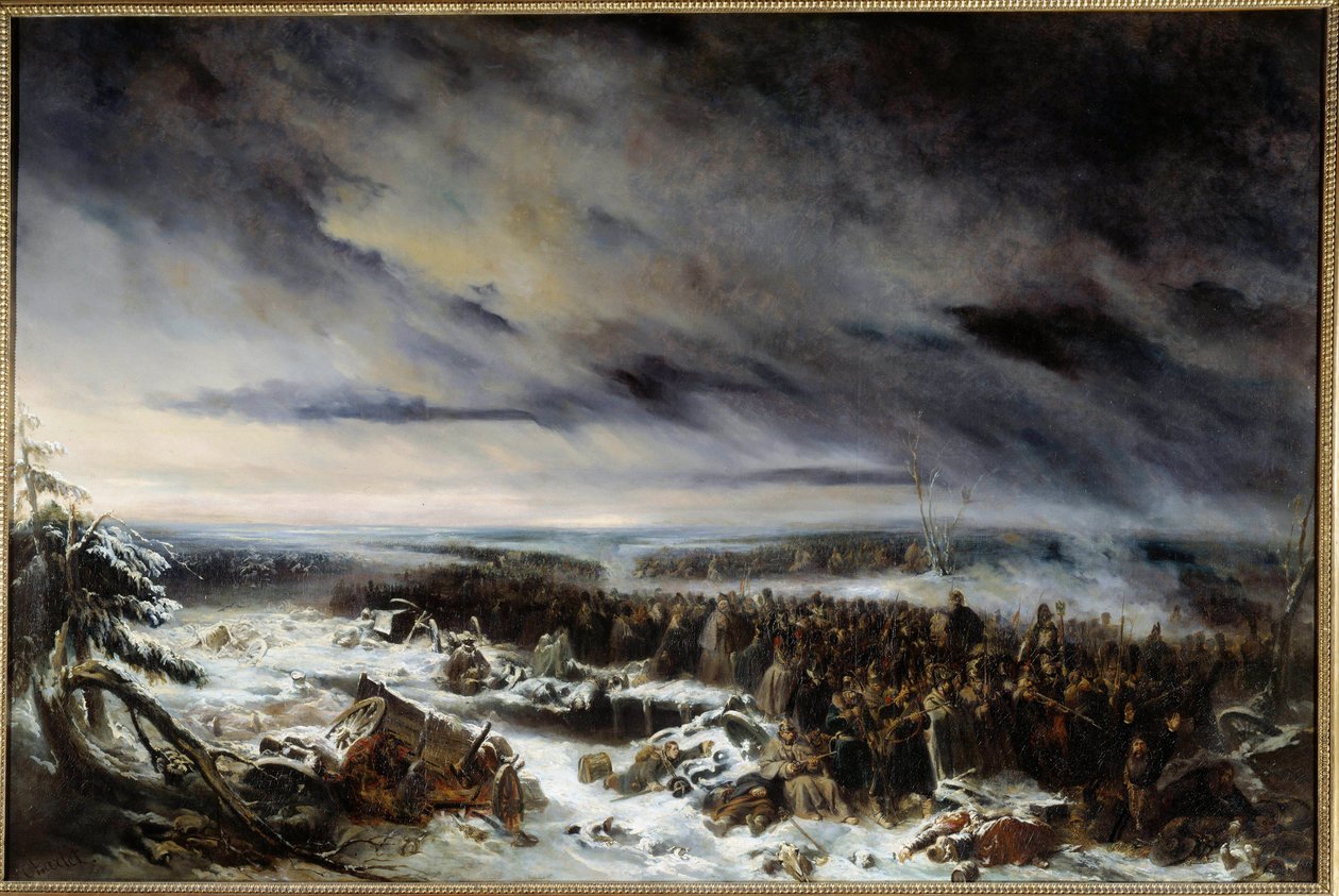 Afsnit af Russian Retreat af Nicolas Toussaint Charlet