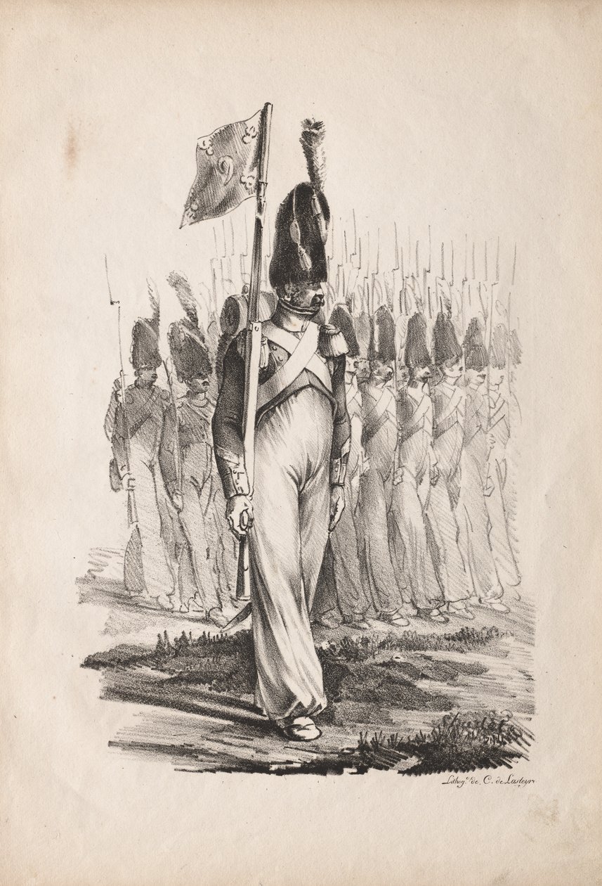 Militære kostumer: Carabiners Sargent, General Guide af Nicolas Toussaint Charlet