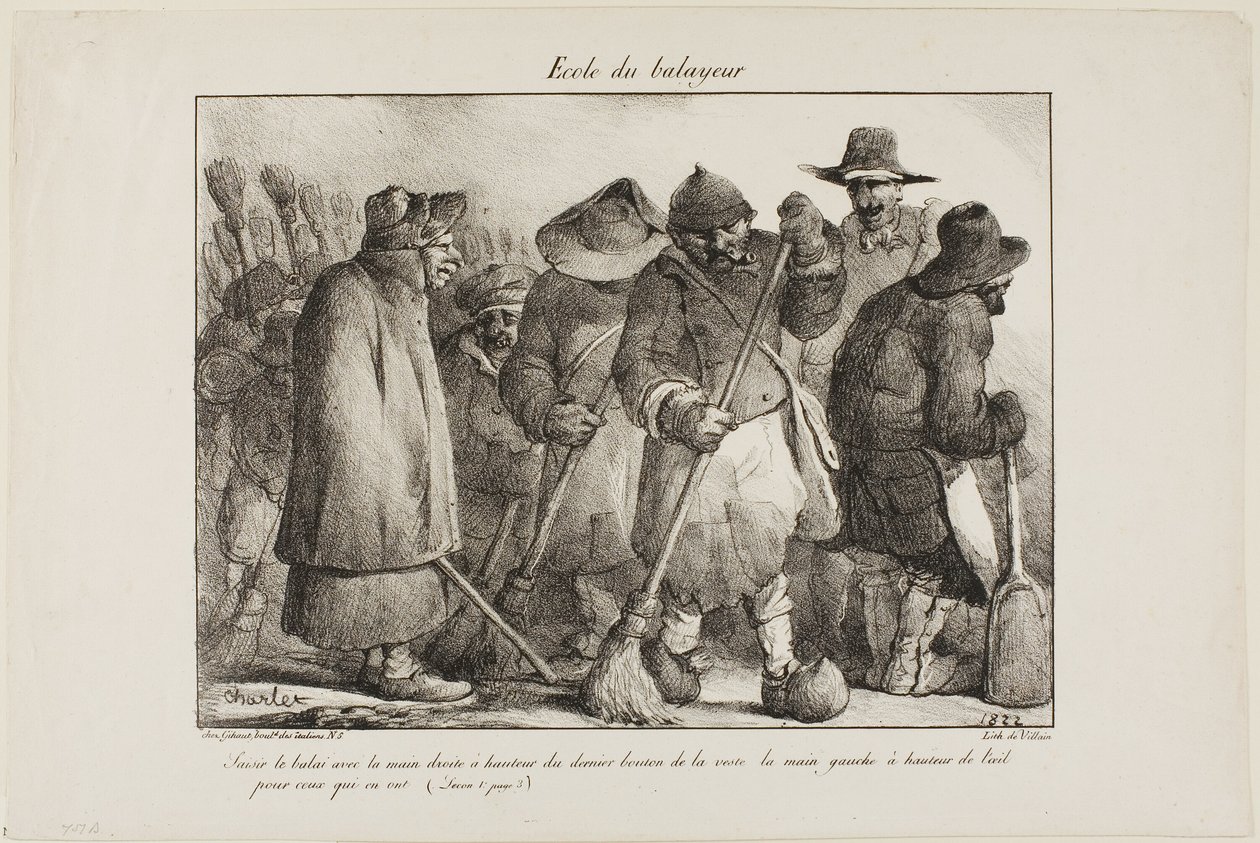 Skole for gadesweepers af Nicolas Toussaint Charlet
