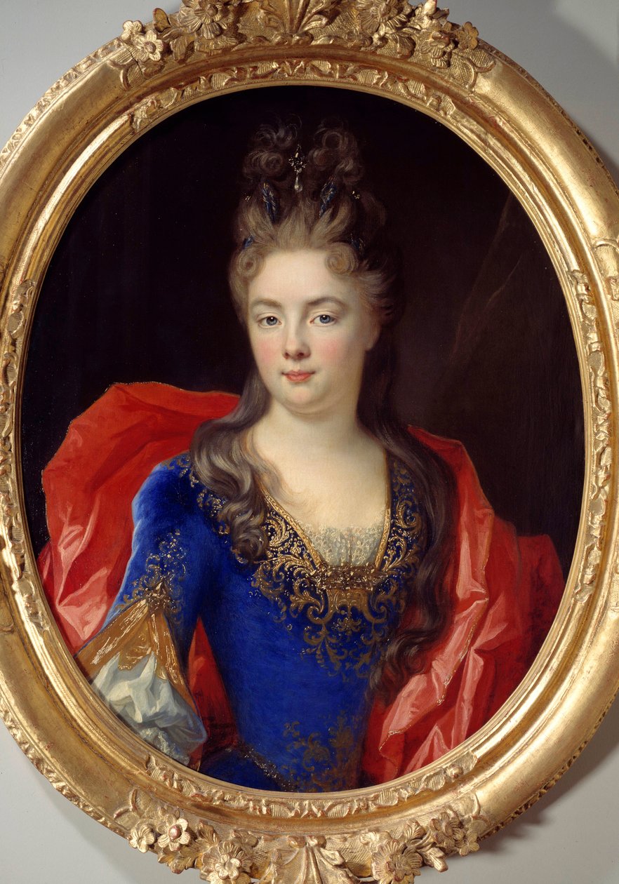 Portræt af Anne Genevieve af Levis Ventadour, prinsesse af Rohan (f. 1673) Maleri af Nicolas de Largilliere (1656-1746) af Nicolas de Largillière