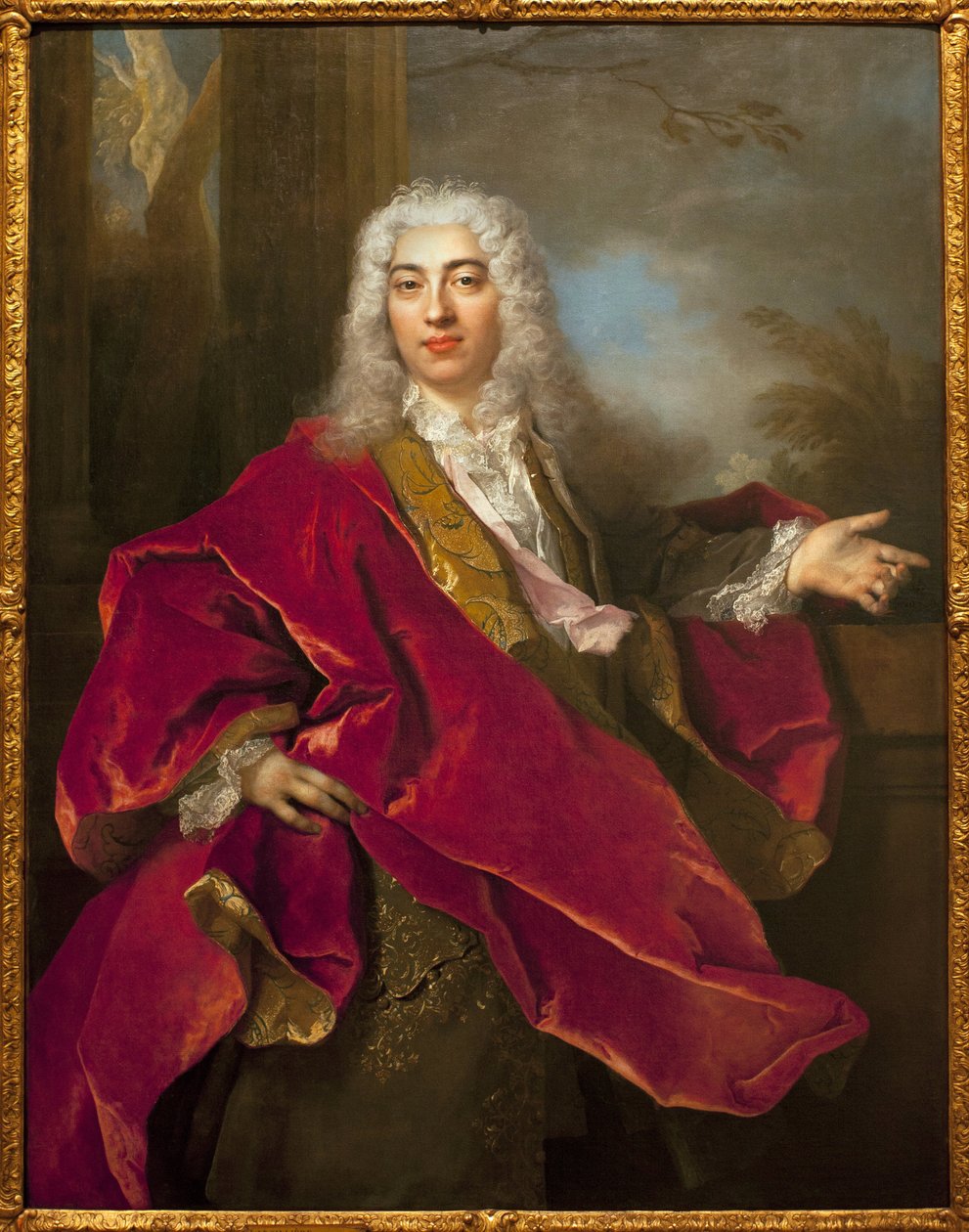 Portræt af Monsieur de Noirmont (?) - Maleri af Nicolas de Largilliere (1656-1746), olie på lærred, ca. 1700 (Portræt af Monsieur de Noirmont, af Nicolas de Largilliere, olie på lærred, ca. 1700) - Museum of Ancient Arts af Lissabon (Portugal) af Nicolas de Largillière