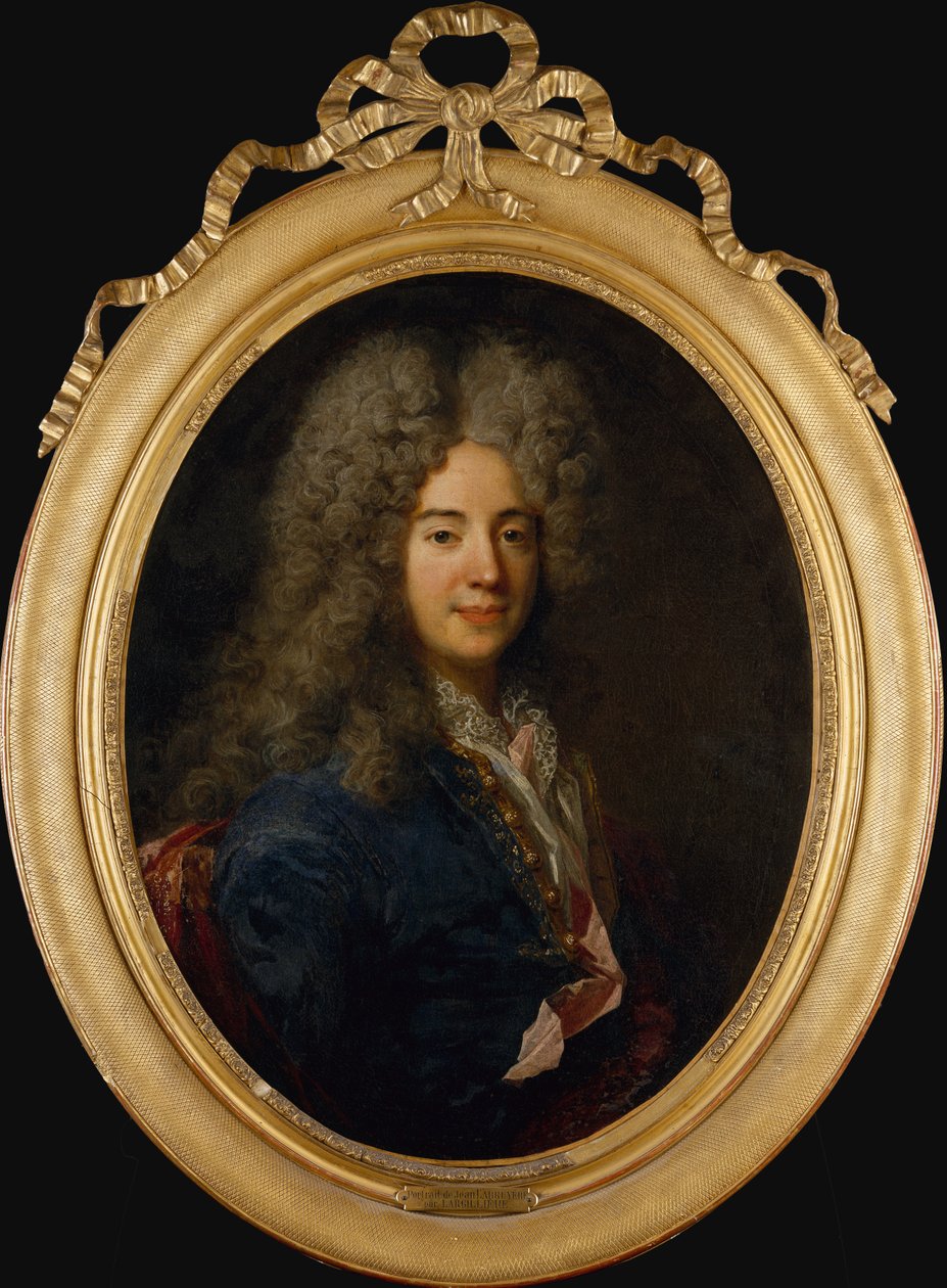 Portræt af en gentleman (olie på lærred) af Nicolas de Largillière