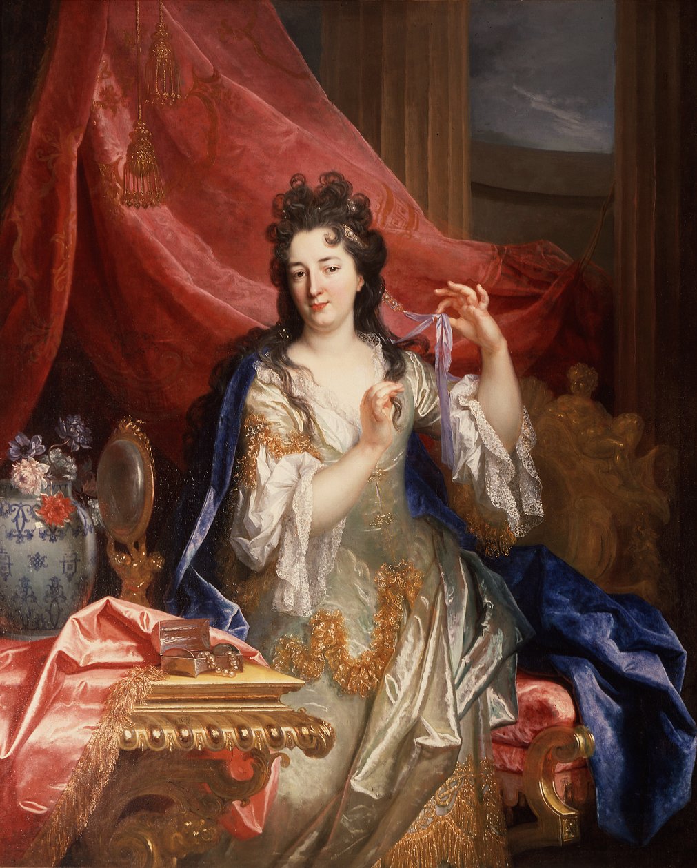 Portræt af en kvinde, ca. 1696 (olie på lærred) af Nicolas de Largillière