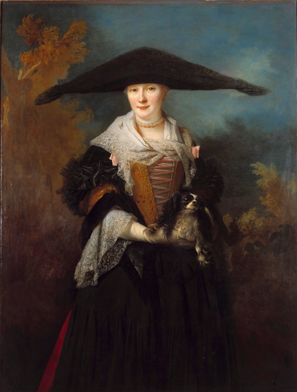 Portræt af det smukke Strasbourg-maleri af Nicolas de Largilliere (1656-1746) 1703 Strasbourg, Musee des Beaux Arts. af Nicolas de Largillière