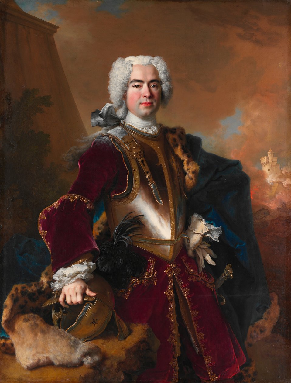 André François Alloys de Theys dHerculais 1692-1779, 1727. af Nicolas de Largillière