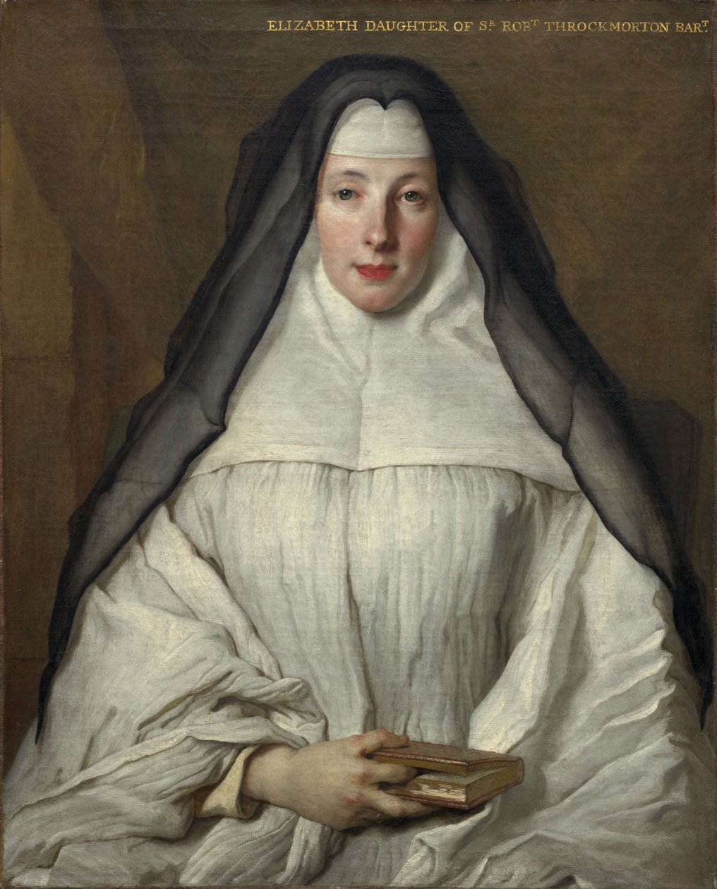 Elizabeth Throckmorton, kanoninde af Dames Augustines Anglaises-ordenen af Nicolas de Largillière