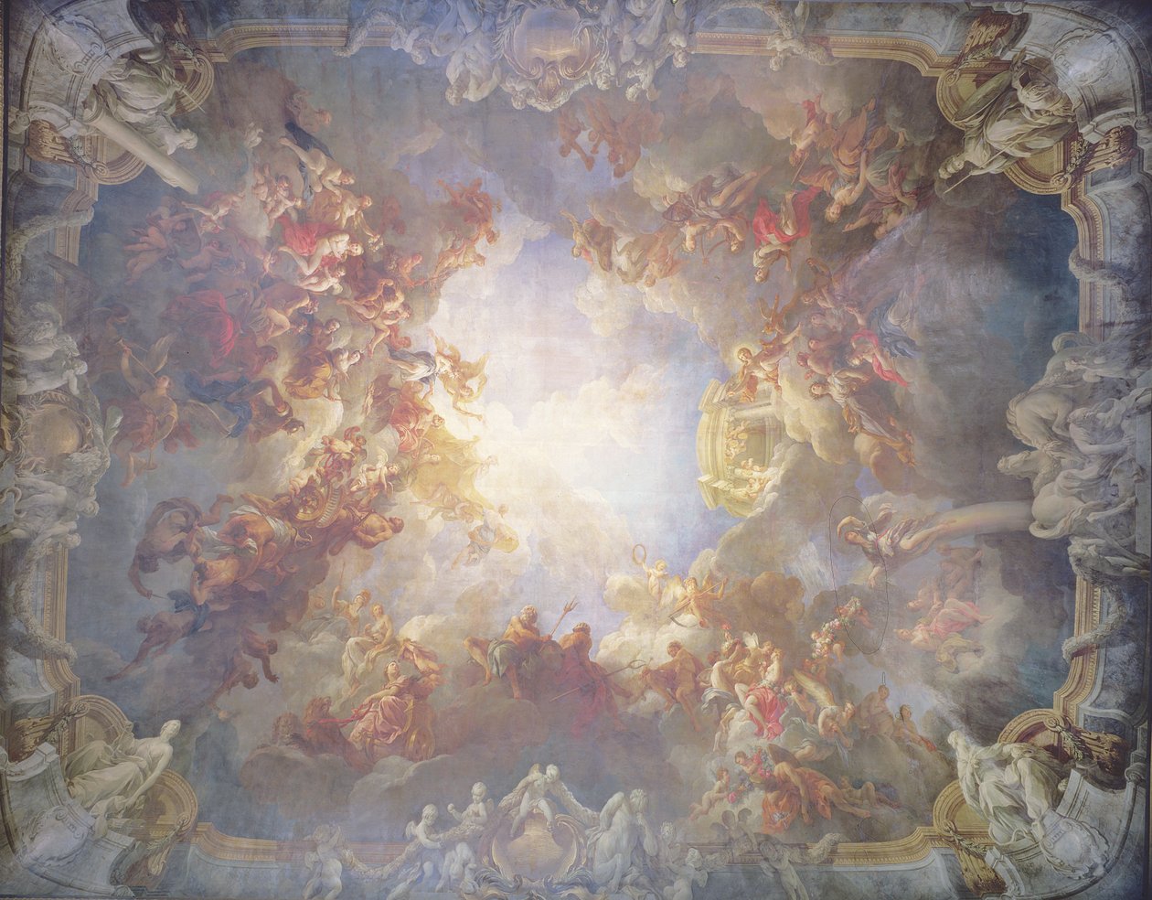 Portræt af Charles Le Brun (1619-90) 1686 af Nicolas de Largillière