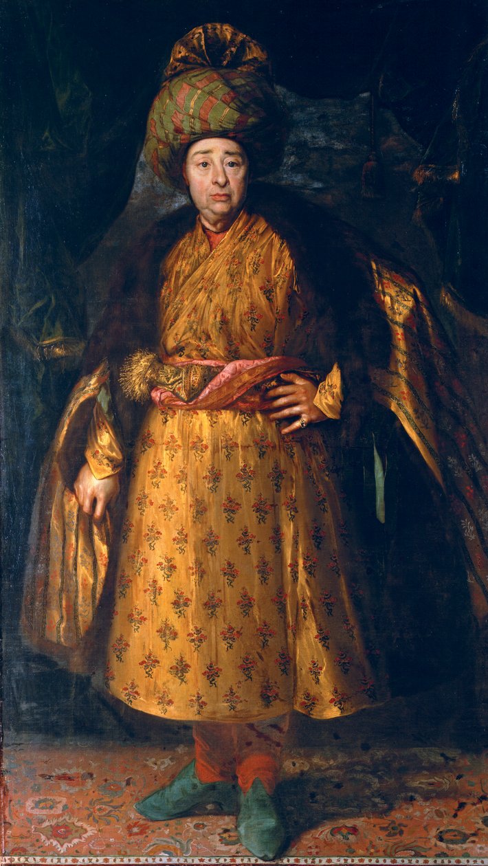 Portræt af Jean-Baptiste Tavernier af Nicolas de Largillière