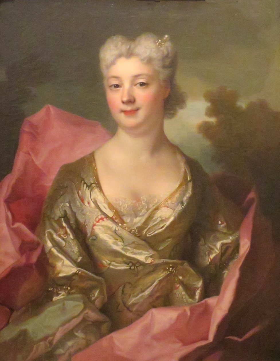 Portræt af en dame af Nicolas de Largillière