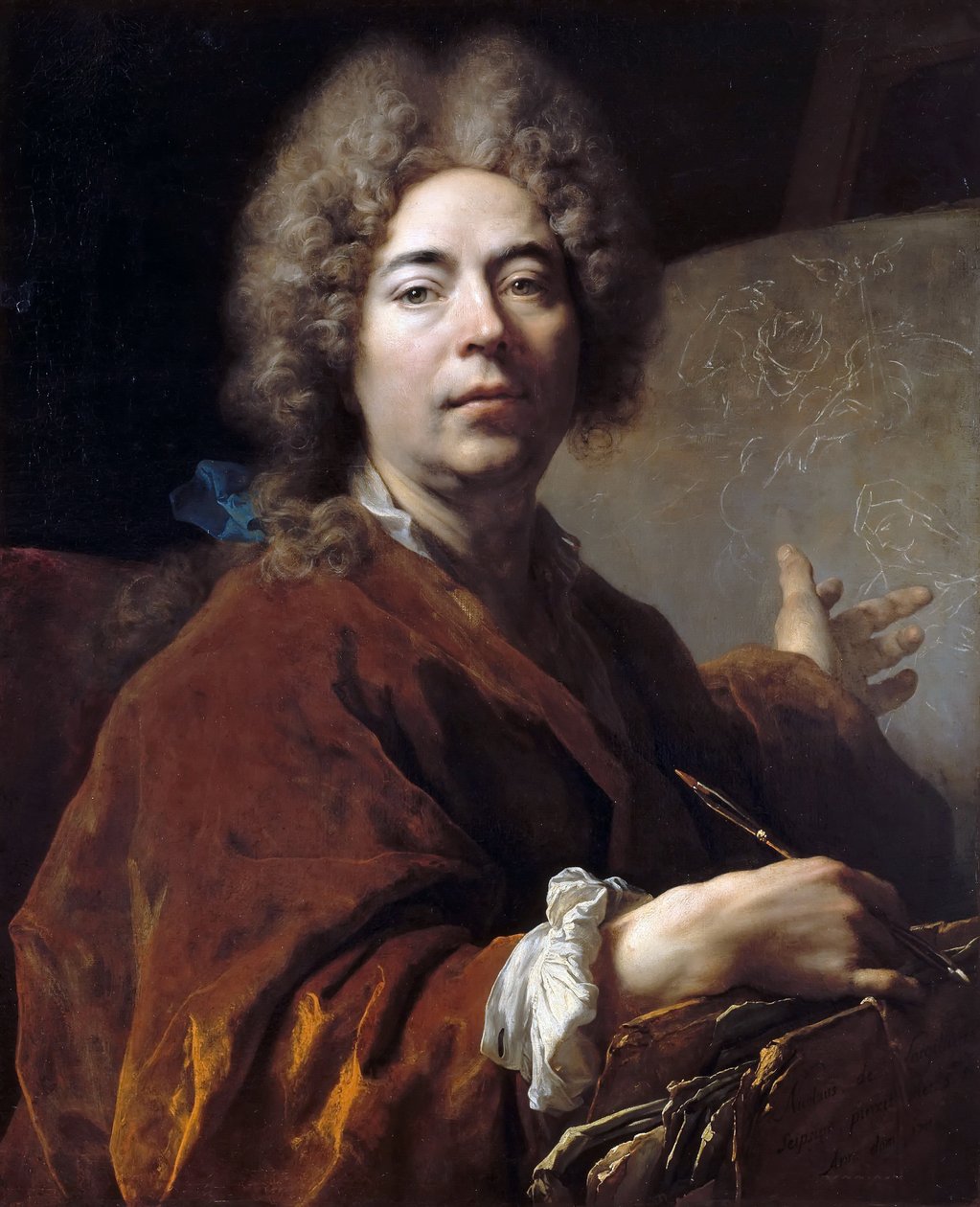 Selvportræt af Nicolas de Largillière