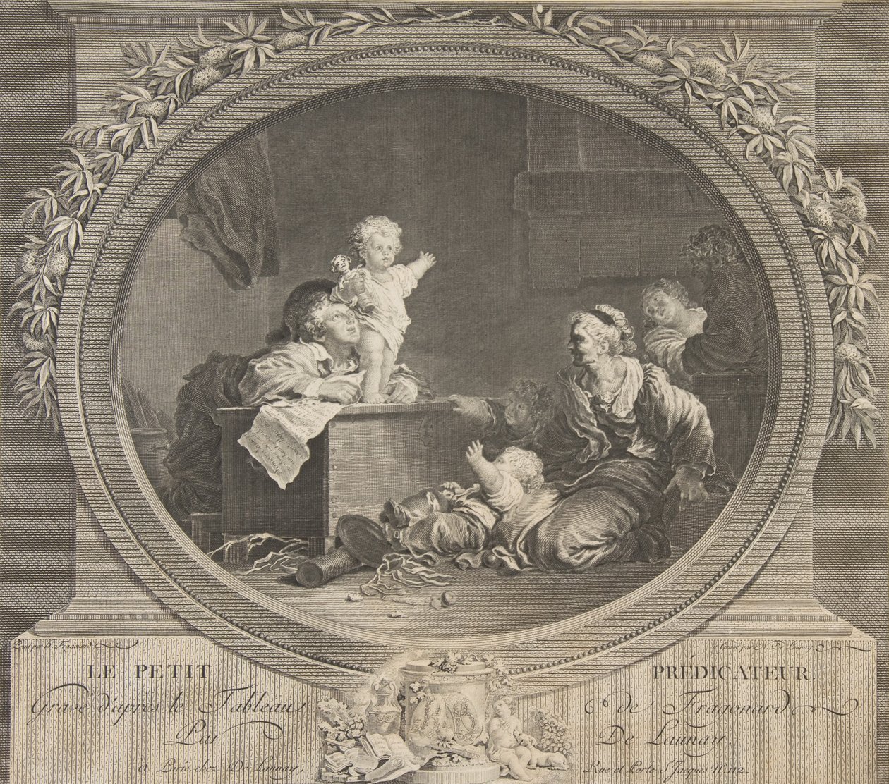 Le Petit Predicateur, 1700-tallet., 1700-tallet. af Nicolas de Launay