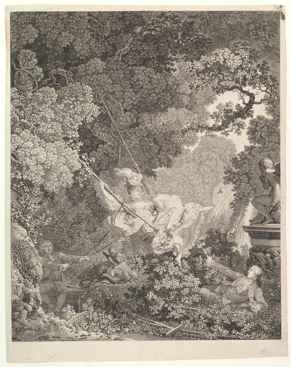 The Hazards glade for Escarpolette.n.d. af Nicolas de Launay