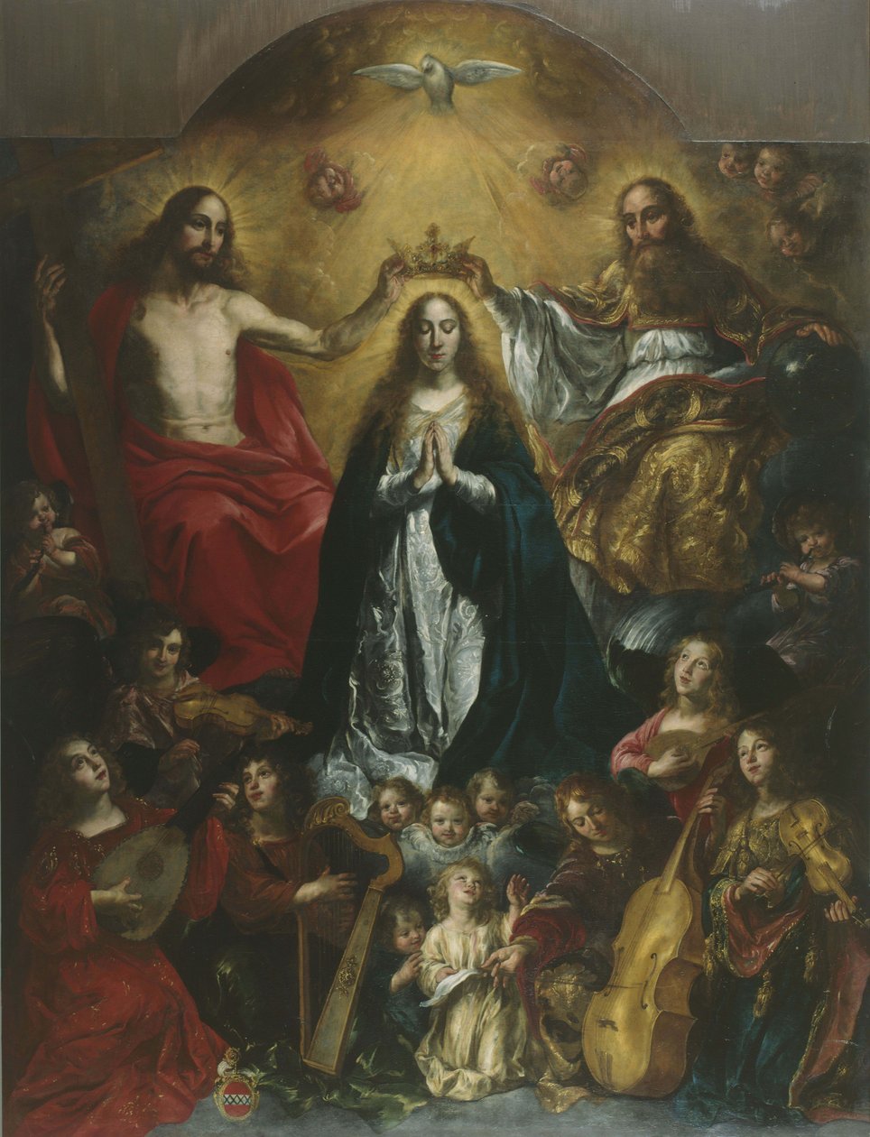 Kroningen af Maria af Nicolas de Liemaker